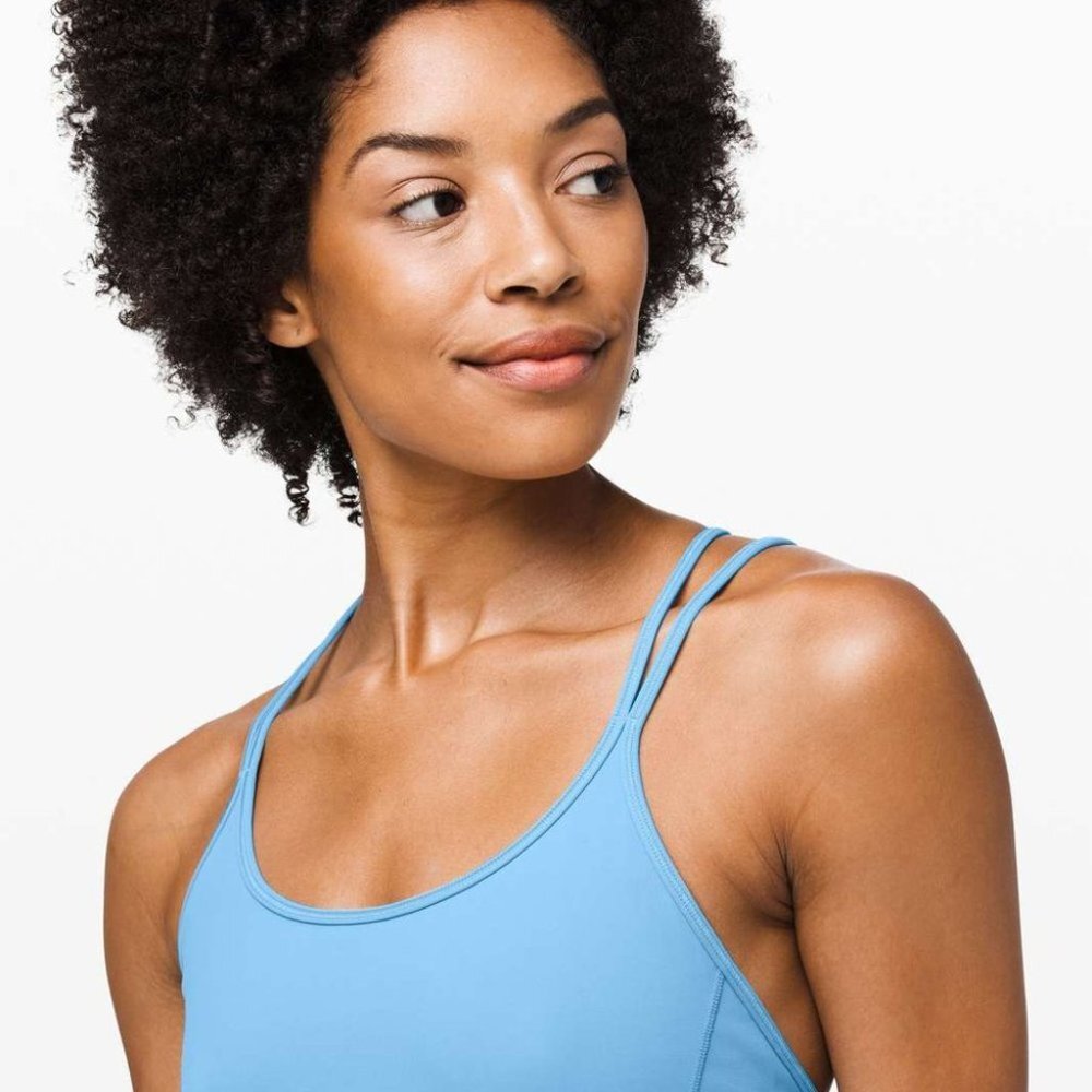 Lululemon Free To Be Tank *Everlux Aqua Smoke Blue | 2 - Picture 6 of 7